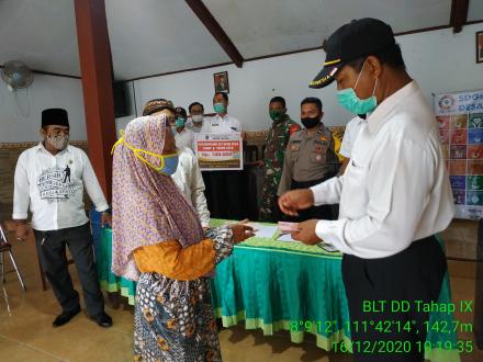 PENYALURAN BLT DD TAHAP 9 DESA JAJAR, Tahap Terakhir di Tahun 2020